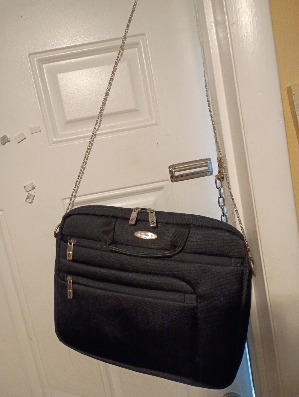 Samsonite Black Men's Laptop Messenger Bag 🛍️Vintage 1910 Ballisti Nylon Series